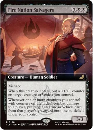 Fire Nation Salvagers (Extended Art) |  Foil (188) [Avatar: The Last Airbender: Eternal-Legal]