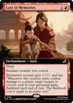 Lost in Memories (Extended Art) |  Foil (195) [Avatar: The Last Airbender: Eternal-Legal]