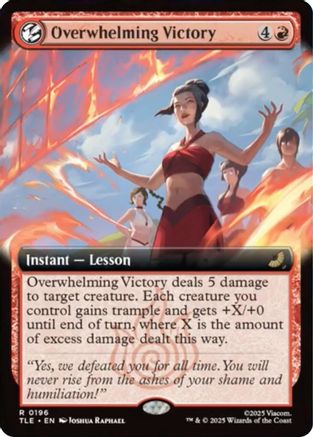 Overwhelming Victory (Extended Art) |  (196) [Avatar: The Last Airbender: Eternal-Legal]