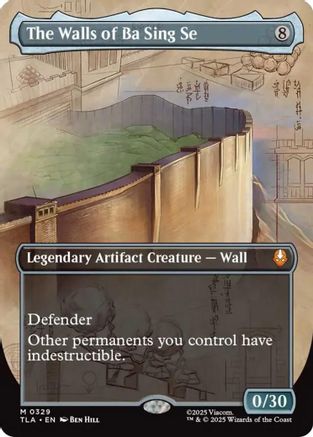 The Walls of Ba Sing Se (Borderless) |  Foil (329) [Avatar: The Last Airbender]