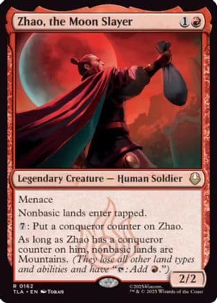 Zhao, the Moon Slayer |  Foil (162) [Avatar: The Last Airbender]