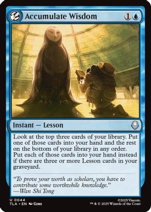Accumulate Wisdom |  Foil (044) [Avatar: The Last Airbender]