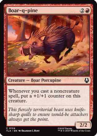Boar-q-pine |  Foil (124) [Avatar: The Last Airbender]