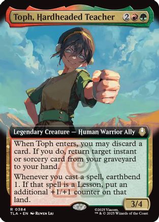 Toph, Hardheaded Teacher (Extended Art) |  Foil (384) [Avatar: The Last Airbender]