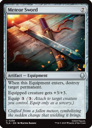 Meteor Sword |  Foil (258) [Avatar: The Last Airbender]