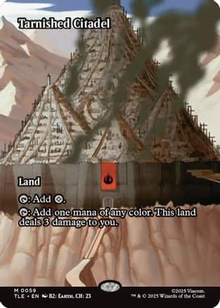 Tarnished Citadel (Borderless) |  Foil (059) [Avatar: The Last Airbender: Eternal-Legal]