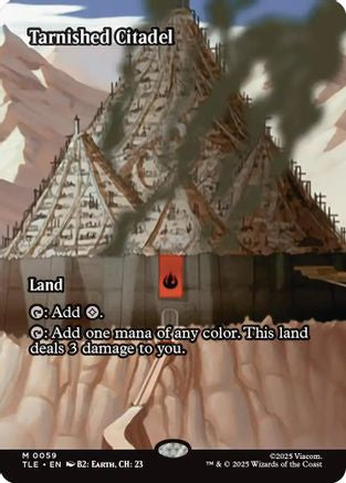 Tarnished Citadel (Borderless) |  Foil (059) [Avatar: The Last Airbender: Eternal-Legal]