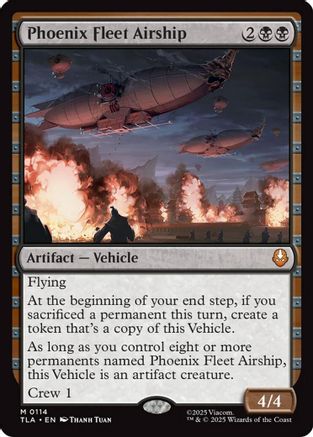Phoenix Fleet Airship |  Foil (114) [Avatar: The Last Airbender]