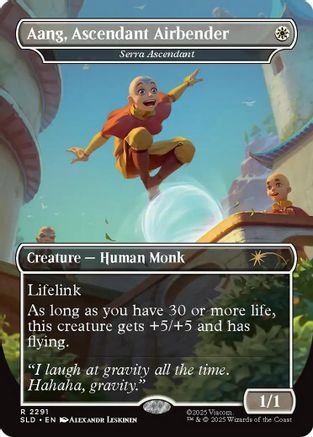 Aang, Ascendant Airbender - Serra Ascendant |  (2291) [Secret Lair Drop Series]