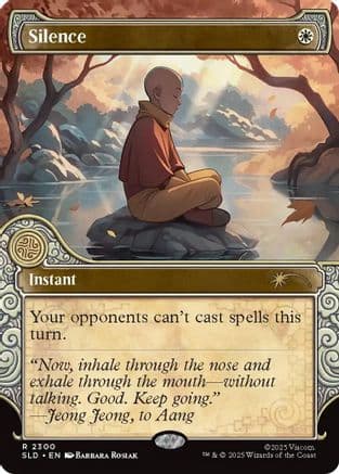 Silence (2300) |  (2300) [Secret Lair Drop Series]