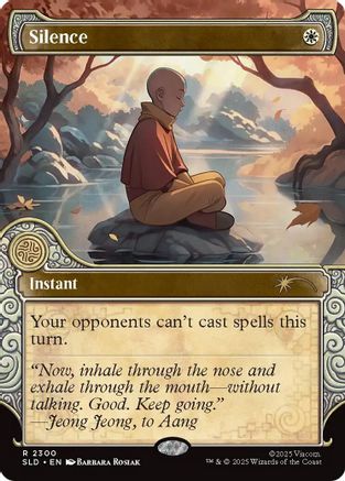 Silence (2300) |  (2300) [Secret Lair Drop Series]