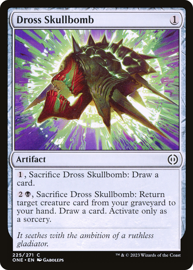 Dross Skullbomb [Phyrexia: All Will Be One] Foil
