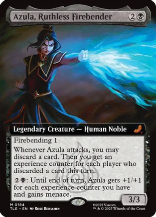Azula, Ruthless Firebender (Extended Art) |  Foil (184) [Avatar: The Last Airbender: Eternal-Legal]