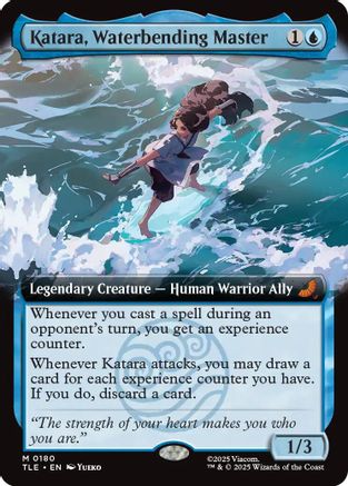 Katara, Waterbending Master (Extended Art) |  Foil (180) [Avatar: The Last Airbender: Eternal-Legal]