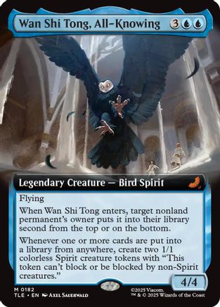 Wan Shi Tong, All-Knowing (Extended Art) |  Foil (182) [Avatar: The Last Airbender: Eternal-Legal]