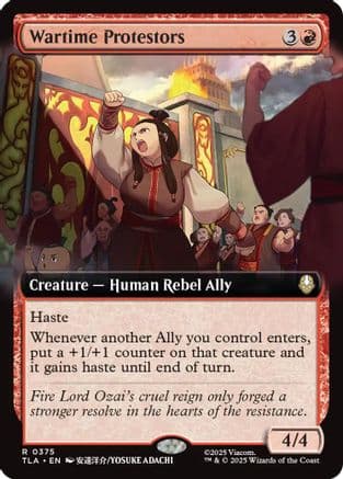 Wartime Protestors (Extended Art) |  (375) [Avatar: The Last Airbender]