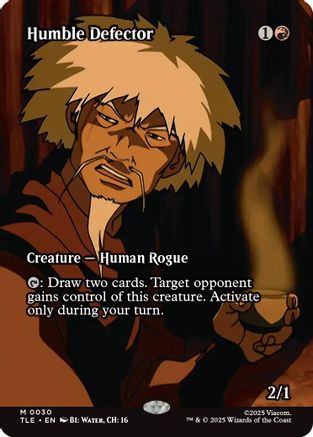Humble Defector (Borderless) |  Foil (030) [Avatar: The Last Airbender: Eternal-Legal]