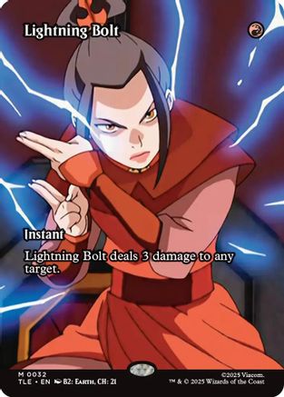 Lightning Bolt (Borderless) |  (032) [Avatar: The Last Airbender: Eternal-Legal]