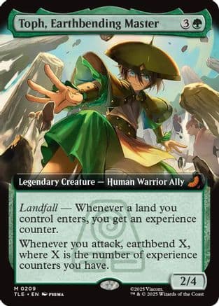 Toph, Earthbending Master (Extended Art) |  Foil (209) [Avatar: The Last Airbender: Eternal-Legal]