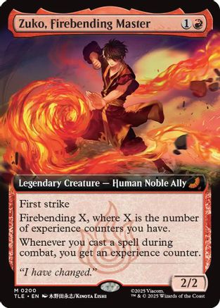 Zuko, Firebending Master (Extended Art) |  (200) [Avatar: The Last Airbender: Eternal-Legal]