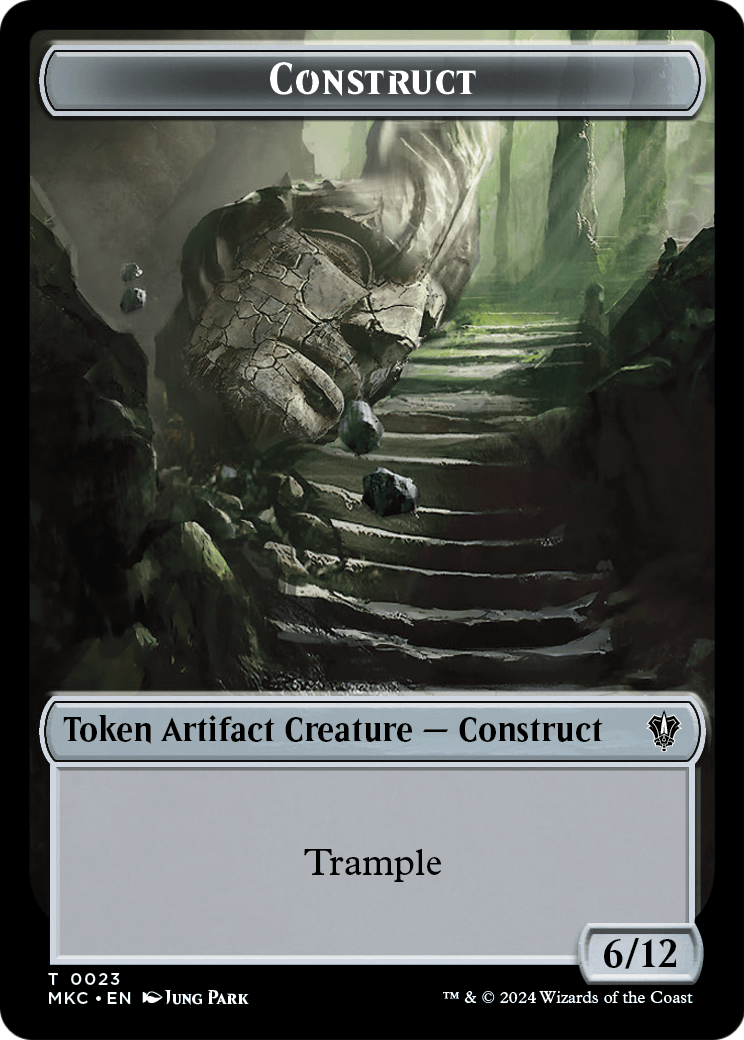 Construct (TMKC-023) - Murders at Karlov Manor Commander Tokens