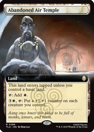 Abandoned Air Temple (Extended Art) |  Foil (386) [Avatar: The Last Airbender]