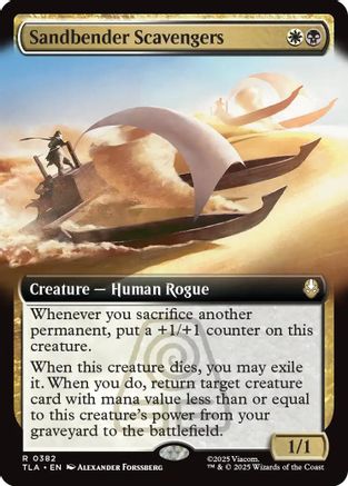 Sandbender Scavengers (Extended Art) |  Foil (382) [Avatar: The Last Airbender]