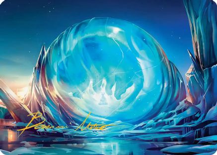 Aang's Iceberg Art Card (Gold-Stamped Signature) |  (002) [Art Series: Avatar: The Last Airbender]