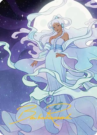 Yue, the Moon Spirit 2 Art Card (Gold-Stamped Signature) |  (041) [Art Series: Avatar: The Last Airbender]
