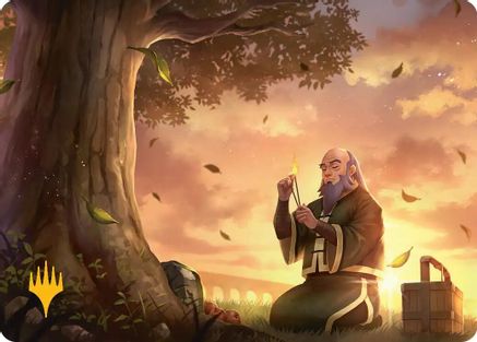 Bastion of Remembrance Art Card (Gold-Stamped Planeswalker Symbol) |  (030) [Art Series: Avatar: The Last Airbender]