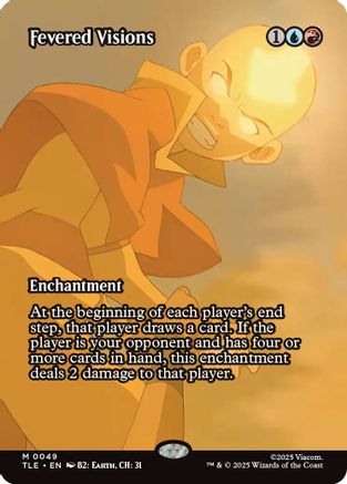 Fevered Visions (Borderless) |  Foil (049) [Avatar: The Last Airbender: Eternal-Legal]