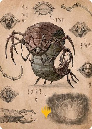 Koh, the Face Stealer 2 Art Card (Gold-Stamped Planeswalker Symbol) |  (034) [Art Series: Avatar: The Last Airbender]
