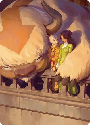 Aang and Katara Art Card |  () [Art Series: Avatar: The Last Airbender]