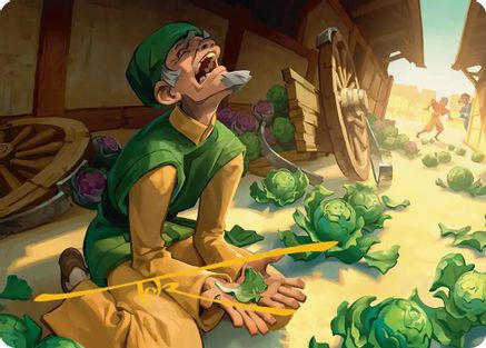 Unlucky Cabbage Merchant Art Card (Gold-Stamped Signature) |  (019) [Art Series: Avatar: The Last Airbender]