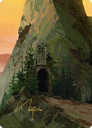 Mountain Art Card (Gold-Stamped Signature) |  (053) [Art Series: Avatar: The Last Airbender]