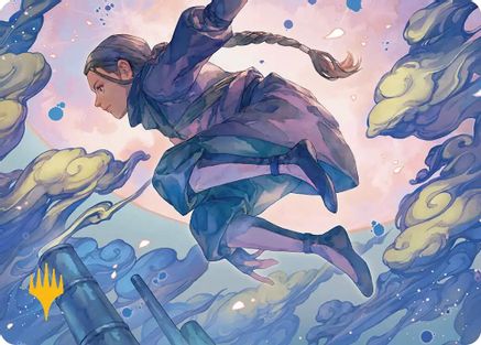 Katara, Seeking Revenge Art Card (Gold-Stamped Planeswalker Symbol) |  (029) [Art Series: Avatar: The Last Airbender]