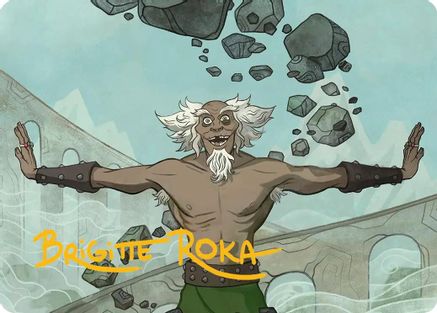 Bumi, Unleashed Art Card (Gold-Stamped Signature) |  (046) [Art Series: Avatar: The Last Airbender]