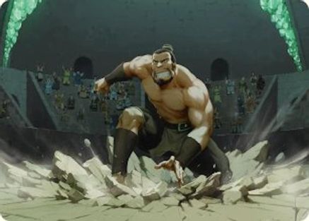 The Boulder, Ready to Rumble Art Card |  (013) [Art Series: Avatar: The Last Airbender]
