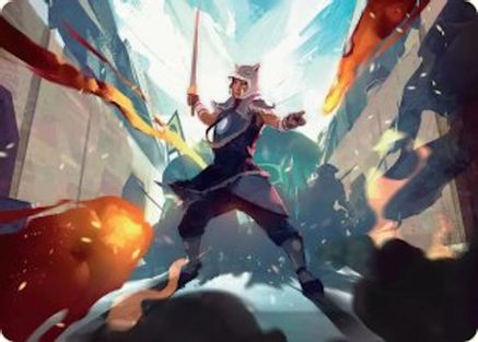 Sokka, Tenacious Tactician Art Card |  (023) [Art Series: Avatar: The Last Airbender]