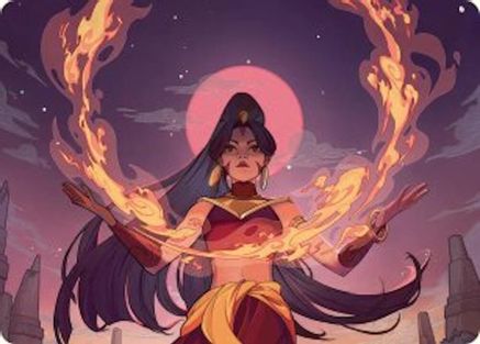Firebending Student Art Card |  (044) [Art Series: Avatar: The Last Airbender]