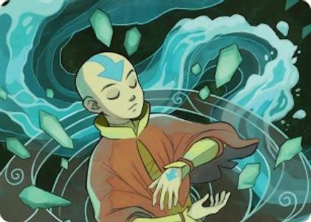 Aang, at the Crossroads Art Card |  (045) [Art Series: Avatar: The Last Airbender]