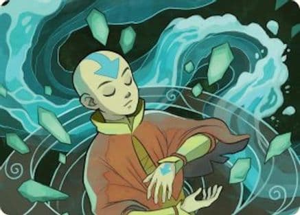 Aang, at the Crossroads Art Card |  (045) [Art Series: Avatar: The Last Airbender]