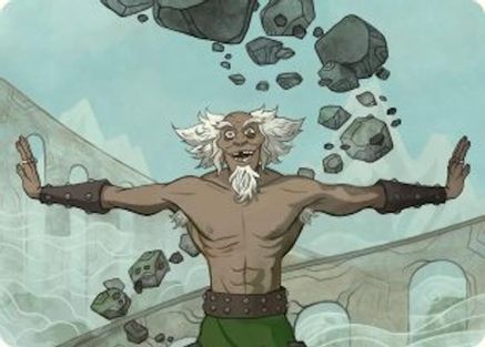 Bumi, Unleashed Art Card |  (046) [Art Series: Avatar: The Last Airbender]