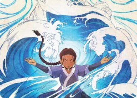 Katara, Water Tribe's Hope Art Card |  (048) [Art Series: Avatar: The Last Airbender]