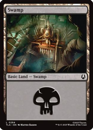 Swamp (0284) |  Foil (284) [Avatar: The Last Airbender]