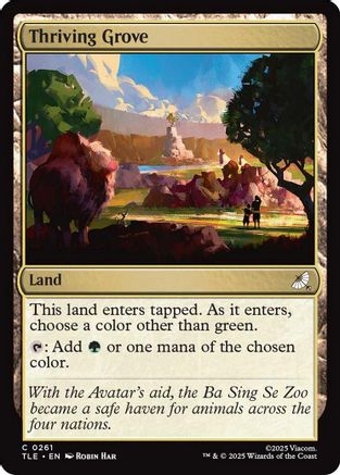 Thriving Grove |  Foil (261) [Avatar: The Last Airbender: Eternal-Legal]