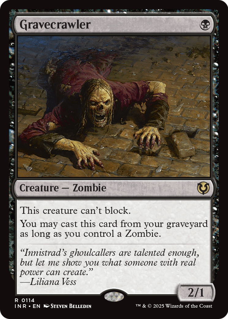Gravecrawler (-114) [Innistrad Remastered]  Foil