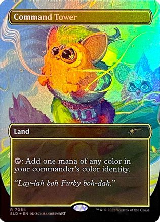 Command Tower (7064) (Rainbow Foil) |  Foil (7064) [Secret Lair Drop Series]