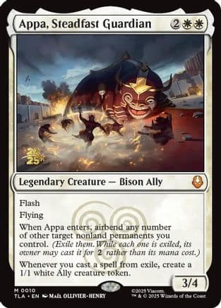 Appa, Steadfast Guardian |  Foil (010) [Prerelease Cards]
