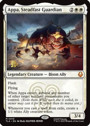 Appa, Steadfast Guardian |  Foil (010) [Prerelease Cards]